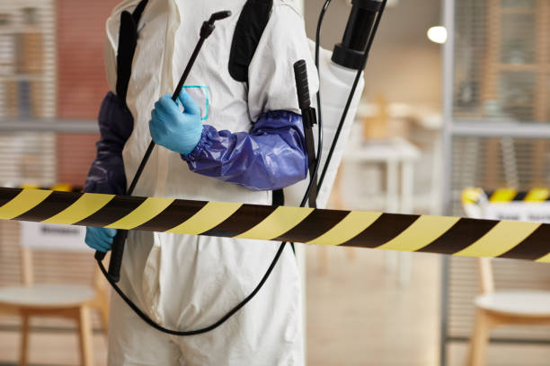 Professional Infectious Disease Decontamination technician working in Pasadena, CA